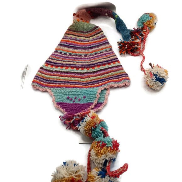 Unisex Knitted Wool Winter Andean Mountain Hat
